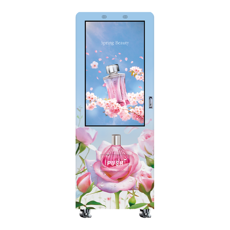Slim Smart Vending Machine with 43-Inch Touch Display