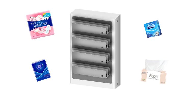 Wall-Mount Smart Vending Machine with 21.5-Inch Touch Panel