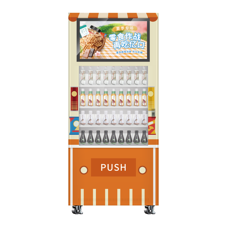 Smart Vending Machine with 32-Inch Touch Display