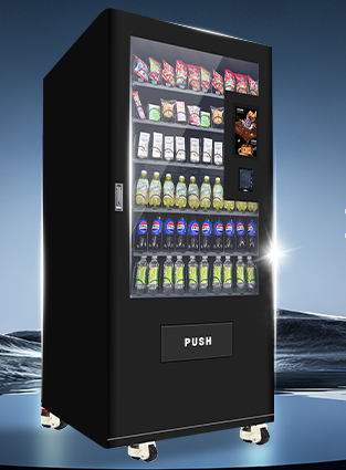 Compact Smart Vending Machine with 10.1-Inch Touch Panel