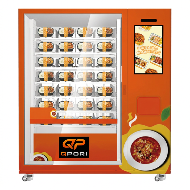 Microwave-Heated Ready Meal Vending Machine